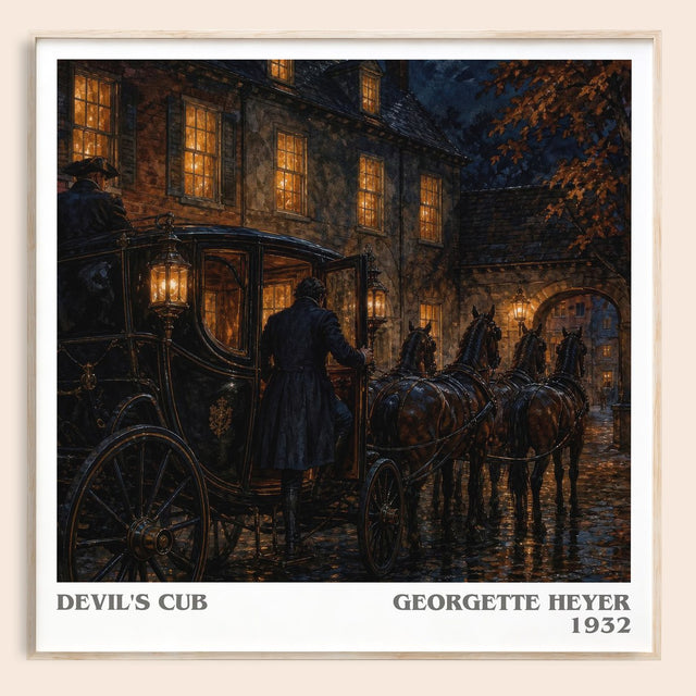 Devil's Cub Literary Art Print by Georgette Heyer