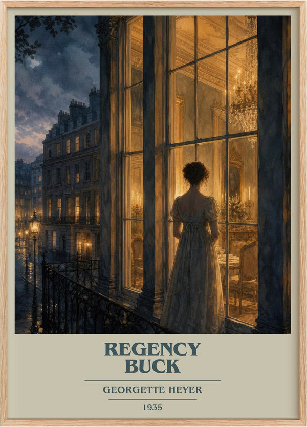 Regency Buck Book Cover Poster by Georgette Heyer