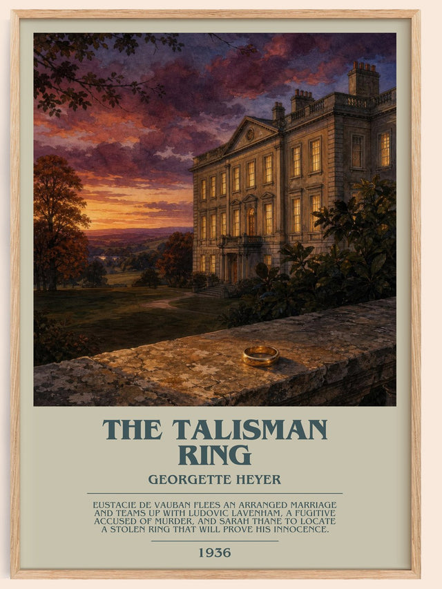 The Talisman Ring Bookish Wall Art by Georgette Heyer