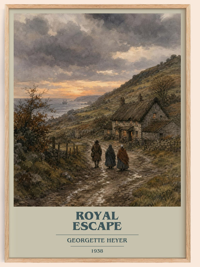 Royal Escape Book Cover Poster by Georgette Heyer