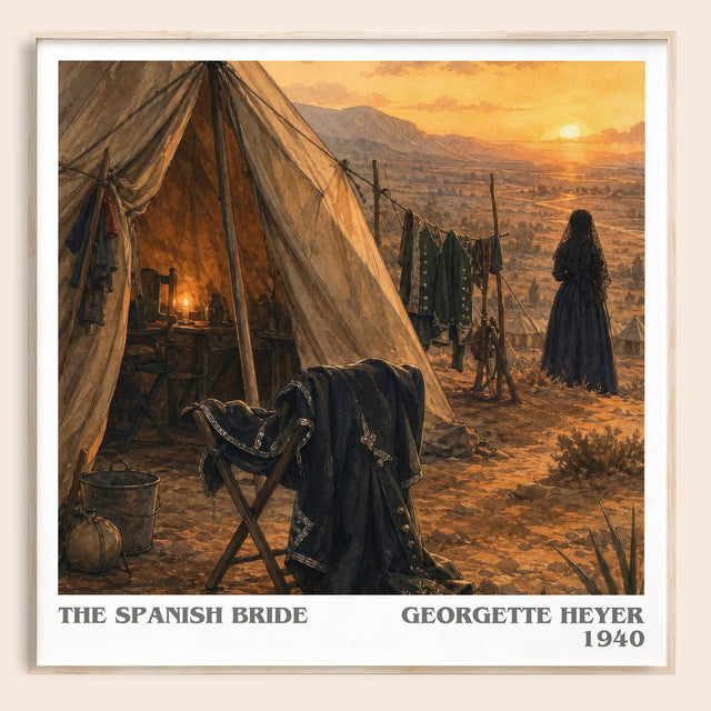 The Spanish Bride Literary Art Print by Georgette Heyer