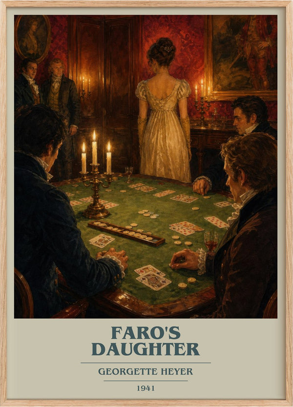 Faro's Daughter Book Cover Poster by Georgette Heyer