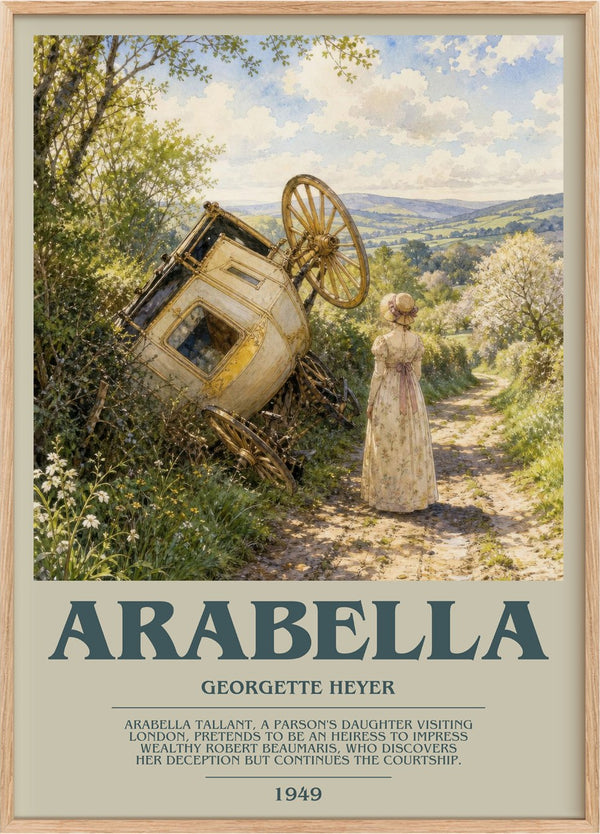 Arabella Bookish Wall Art by Georgette Heyer