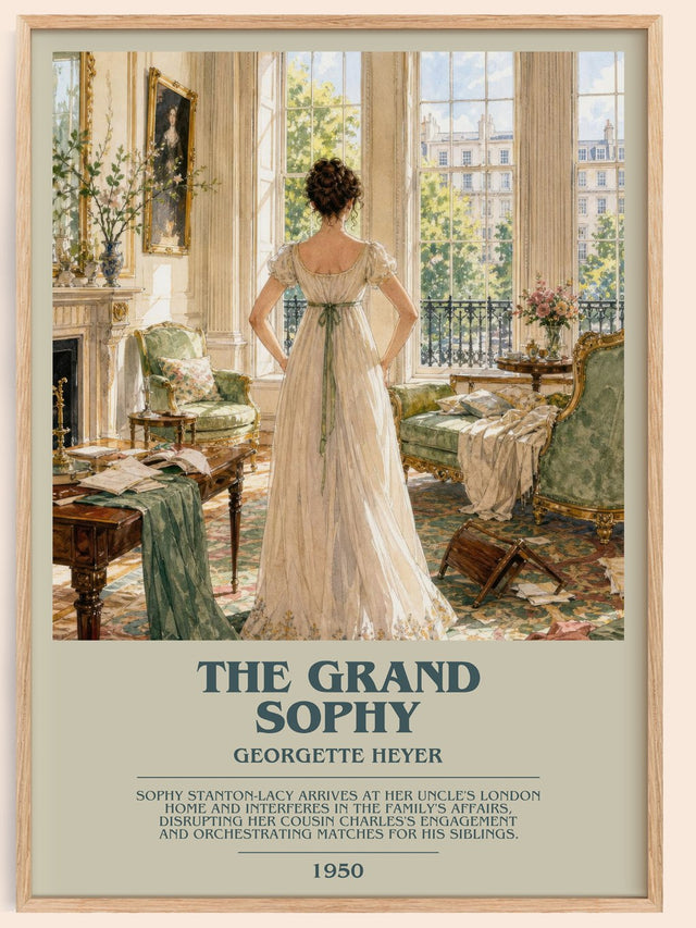 The Grand Sophy Bookish Wall Art by Georgette Heyer