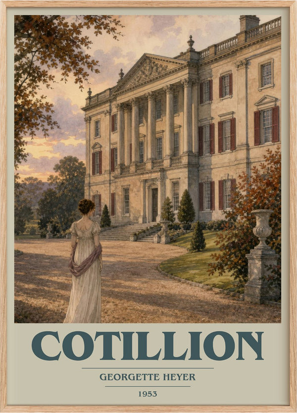 Cotillion Book Cover Poster by Georgette Heyer
