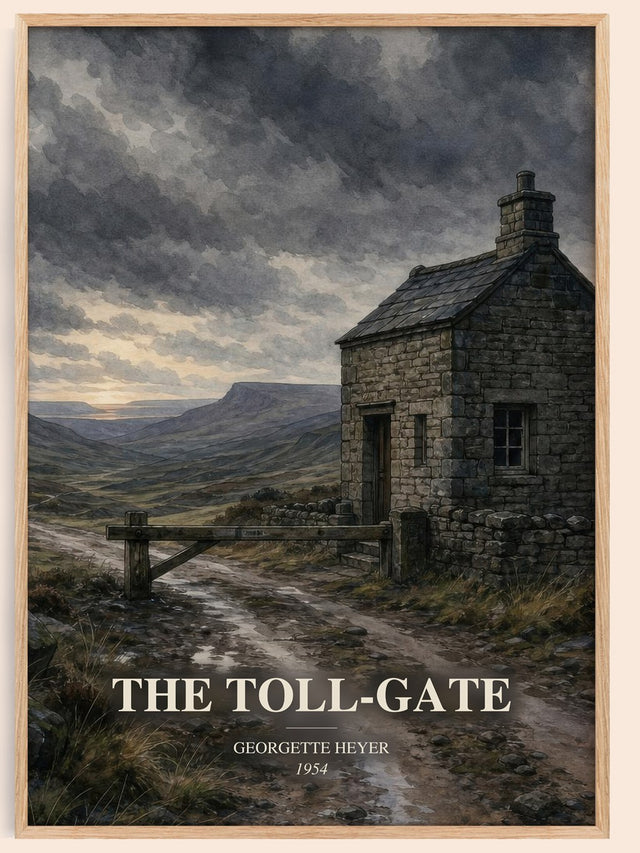 The Toll-Gate Book Watercolour Illustration by Georgette Heyer