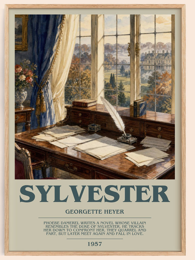 Sylvester Bookish Wall Art by Georgette Heyer