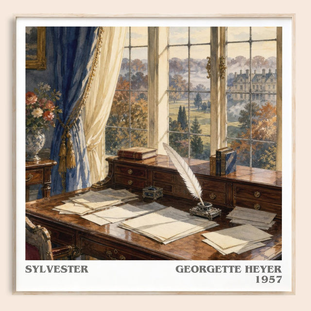 Sylvester Literary Art Print by Georgette Heyer