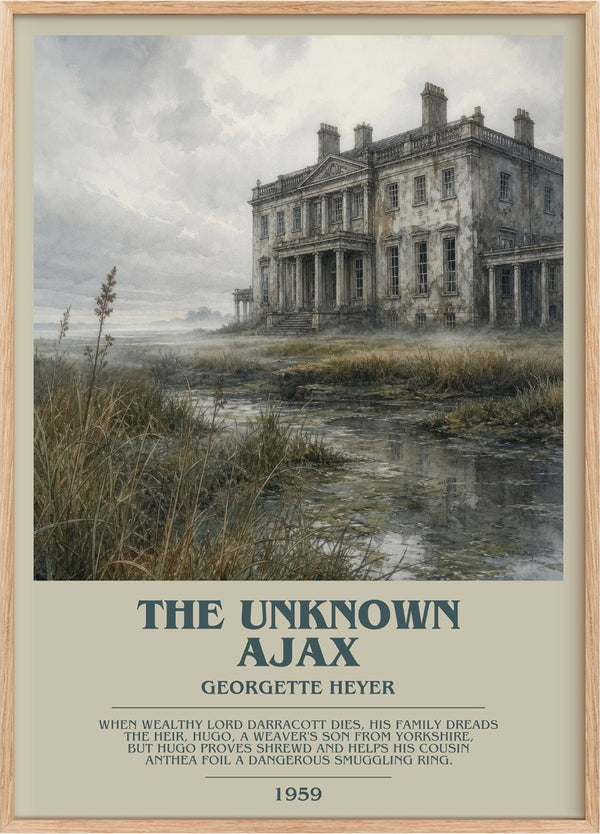 The Unknown Ajax Bookish Wall Art by Georgette Heyer