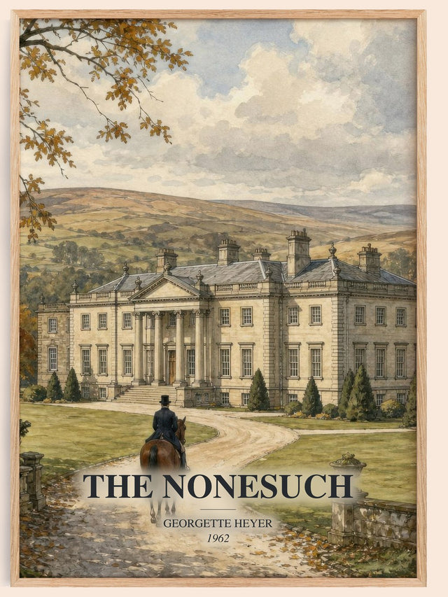 The Nonesuch Book Watercolour Illustration by Georgette Heyer