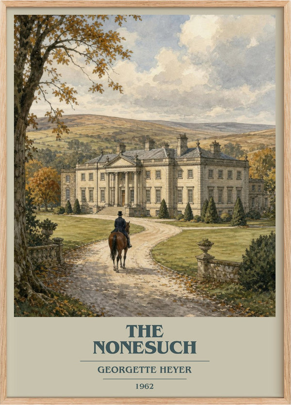 The Nonesuch Book Cover Poster by Georgette Heyer