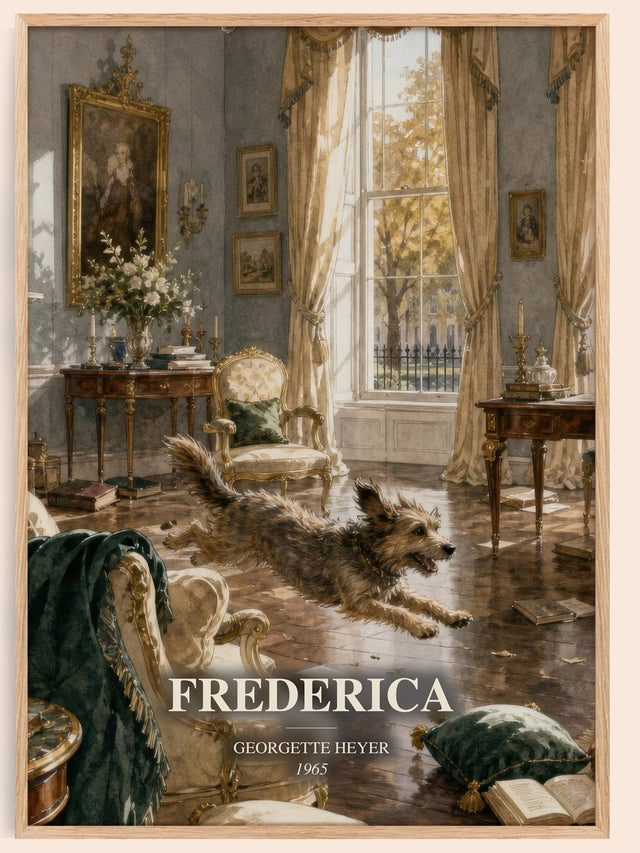 Frederica Book Watercolour Illustration by Georgette Heyer