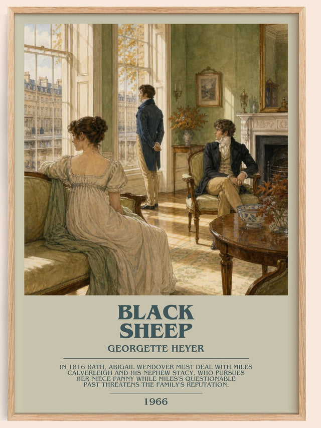 Black Sheep Bookish Wall Art by Georgette Heyer