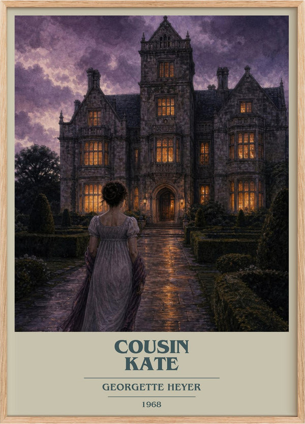 Cousin Kate Book Cover Poster by Georgette Heyer