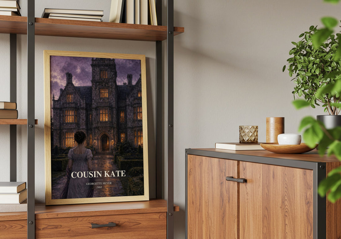 Cousin Kate book watercolour illustration paper finish options – matte satin gloss