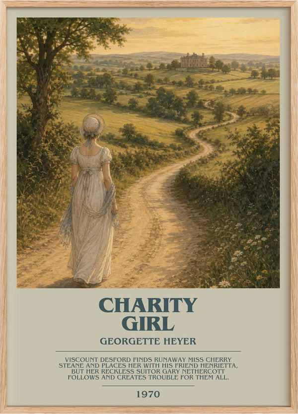 Charity Girl Bookish Wall Art by Georgette Heyer