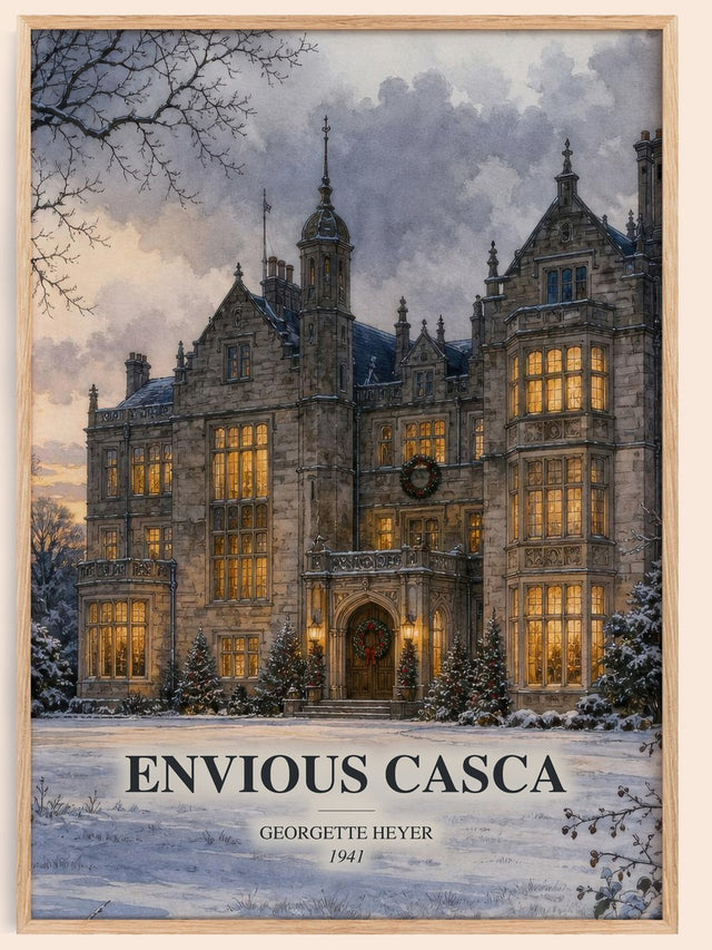 Envious Casca Book Watercolour Illustration by Georgette Heyer