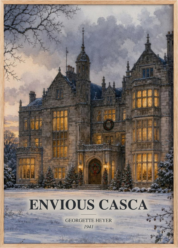Envious Casca Book Watercolour Illustration by Georgette Heyer