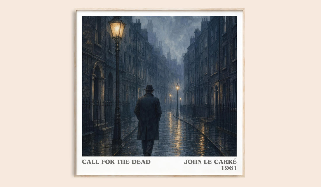 Call for the Dead literary book poster by John le Carré – framed literary art print
