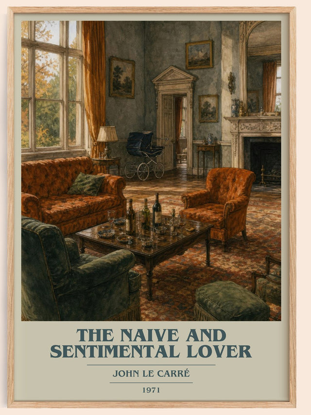 The Naive and Sentimental Lover Book Cover Poster by John le Carré