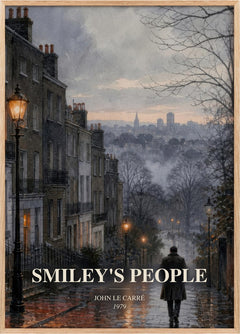Smiley's People Book Watercolour Illustration by John le Carré