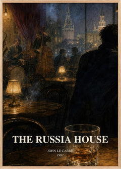 The Russia House Book Watercolour Illustration by John le Carré
