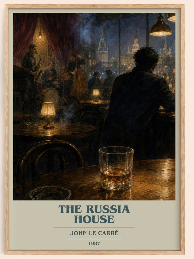 The Russia House Book Cover Poster by John le Carré