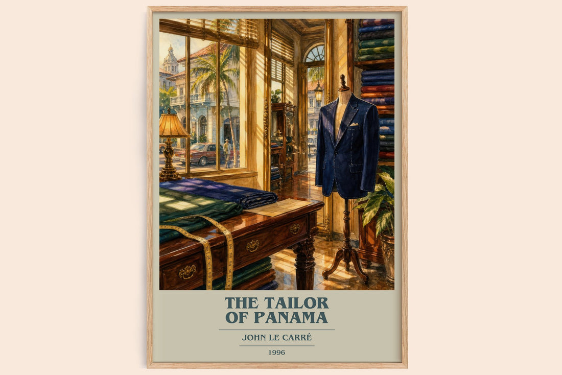 The Tailor of Panama book cover book poster by John le Carré – framed literary art print
