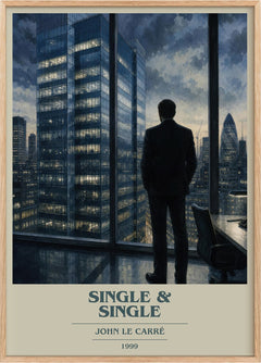 Single & Single Book Cover Poster by John le Carré