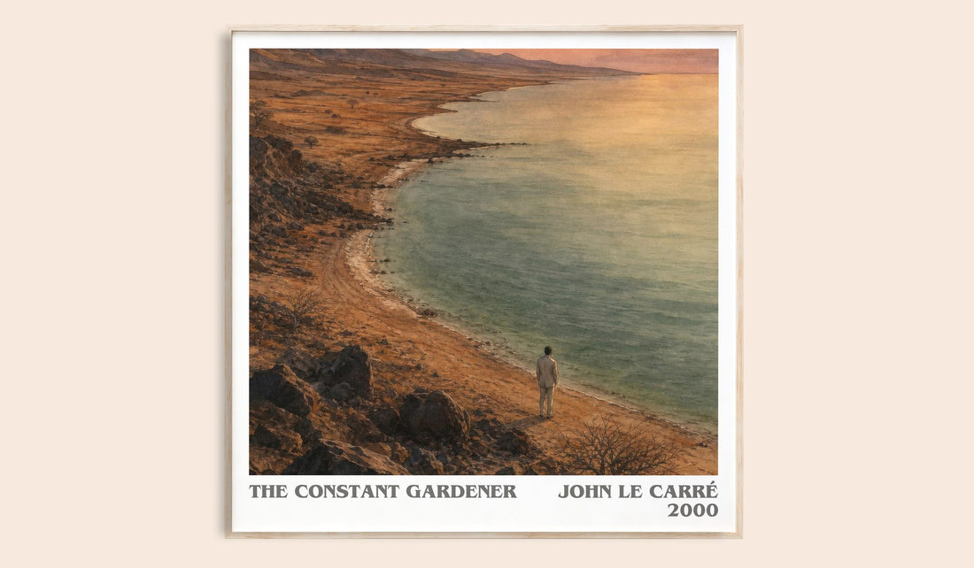 The Constant Gardener literary book poster by John le Carré – framed literary art print