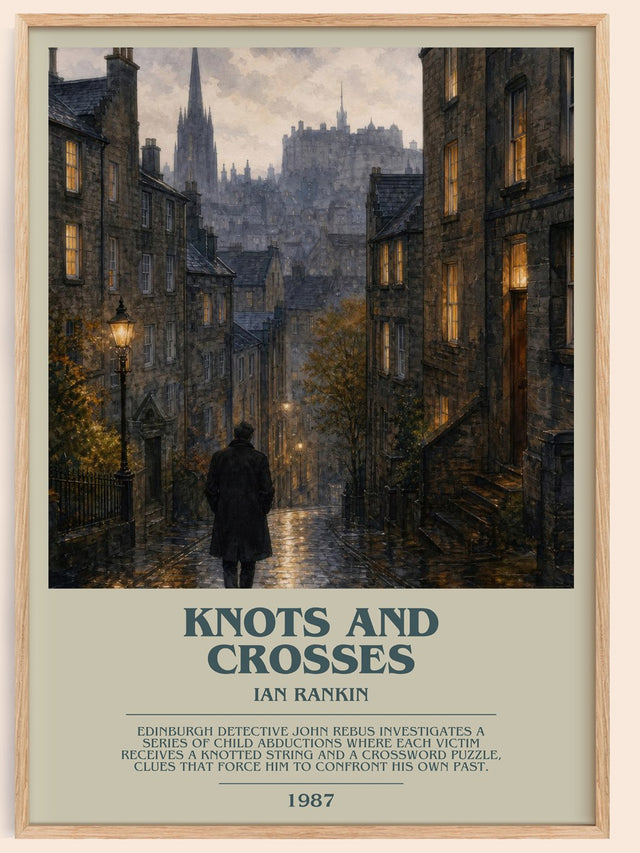 Knots and Crosses Bookish Wall Art by Ian Rankin