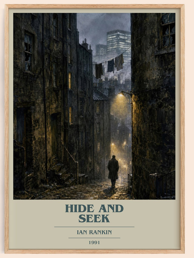 Hide and Seek Book Cover Poster by Ian Rankin