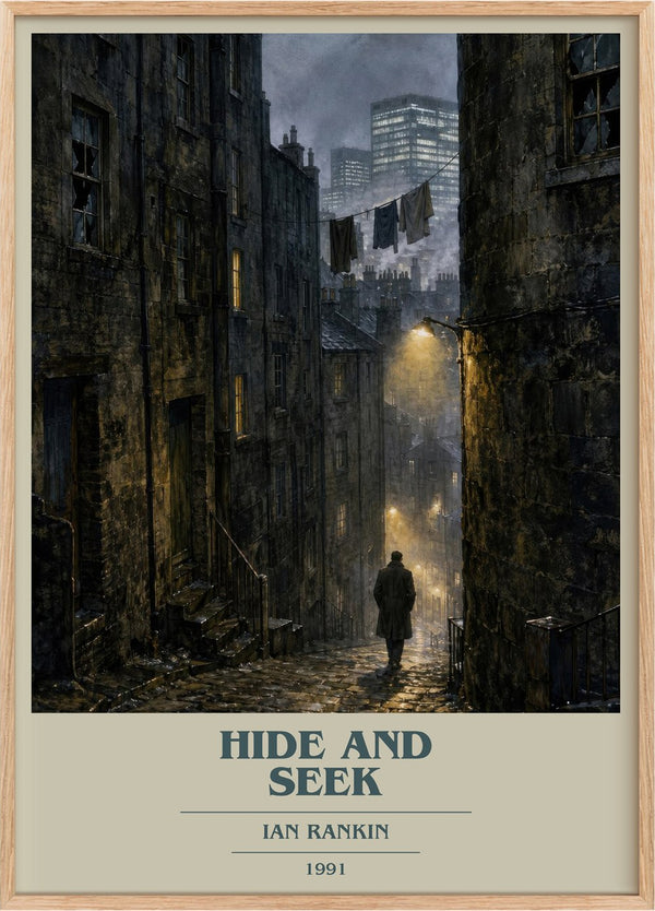 Hide and Seek Book Cover Poster by Ian Rankin