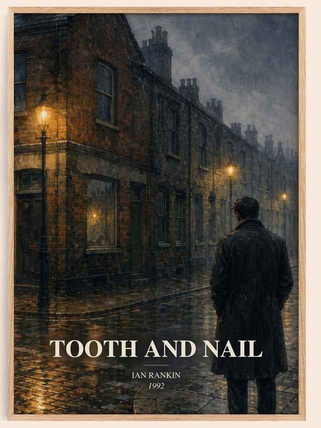 Tooth and Nail Book Watercolour Illustration by Ian Rankin