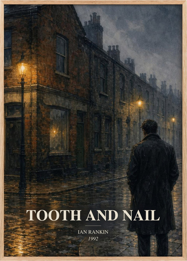 Tooth and Nail Book Watercolour Illustration by Ian Rankin