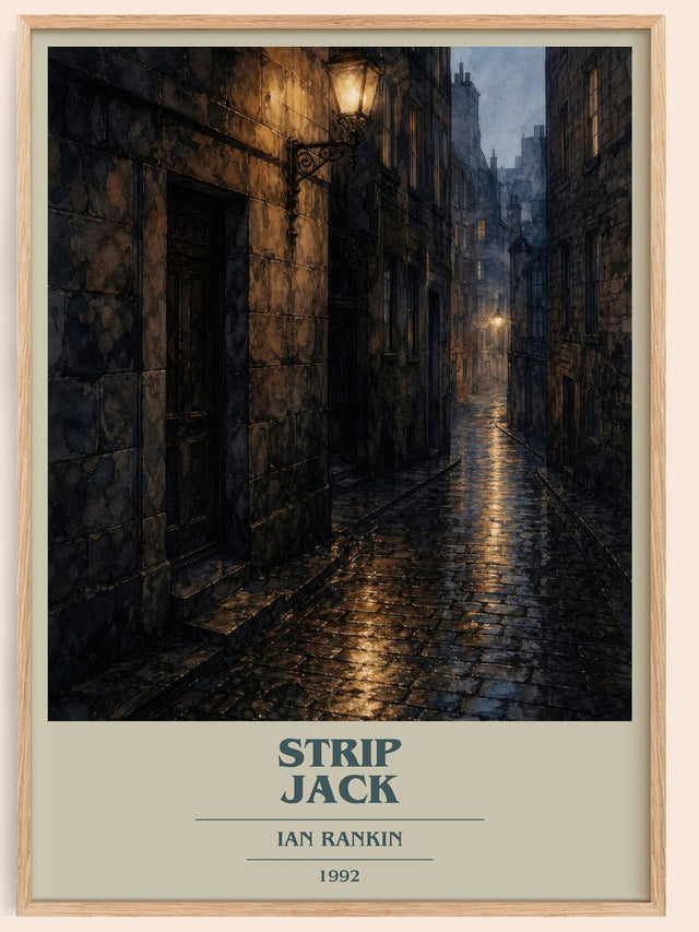 Strip Jack Book Cover Poster by Ian Rankin