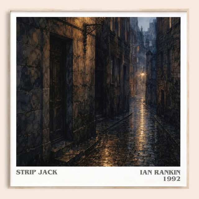 Strip Jack Literary Art Print by Ian Rankin