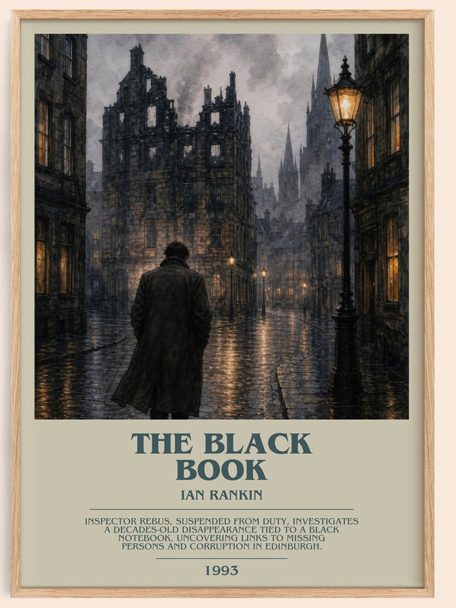 The Black Book Bookish Wall Art by Ian Rankin
