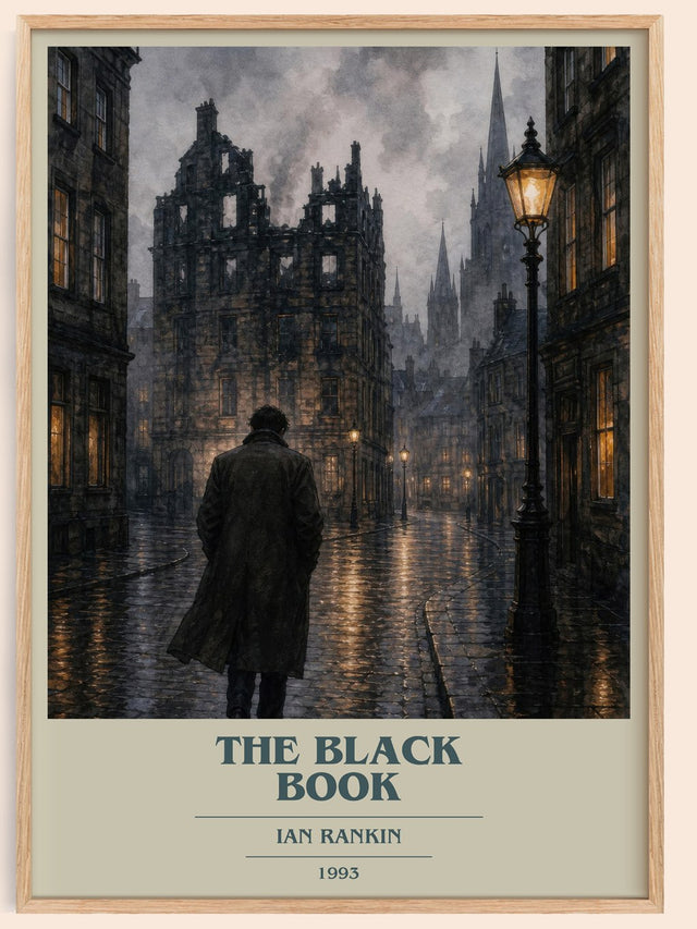 The Black Book Book Cover Poster by Ian Rankin