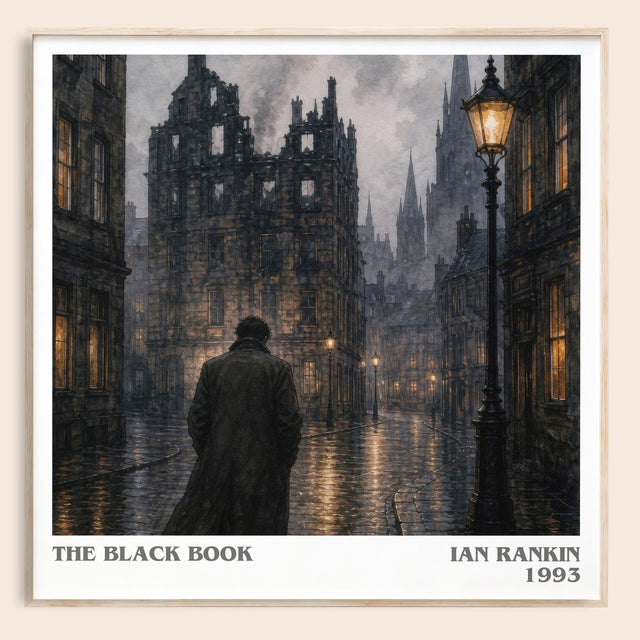 The Black Book Literary Art Print by Ian Rankin