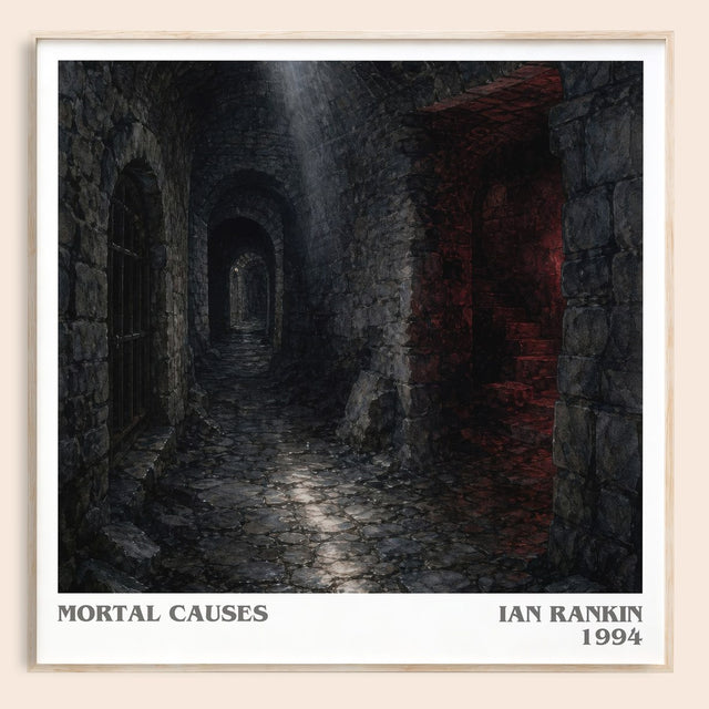 Mortal Causes Literary Art Print by Ian Rankin