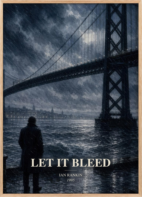 Let It Bleed Book Watercolour Illustration by Ian Rankin