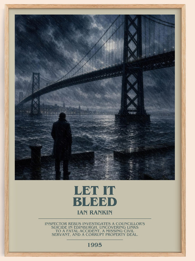 Let It Bleed Bookish Wall Art by Ian Rankin