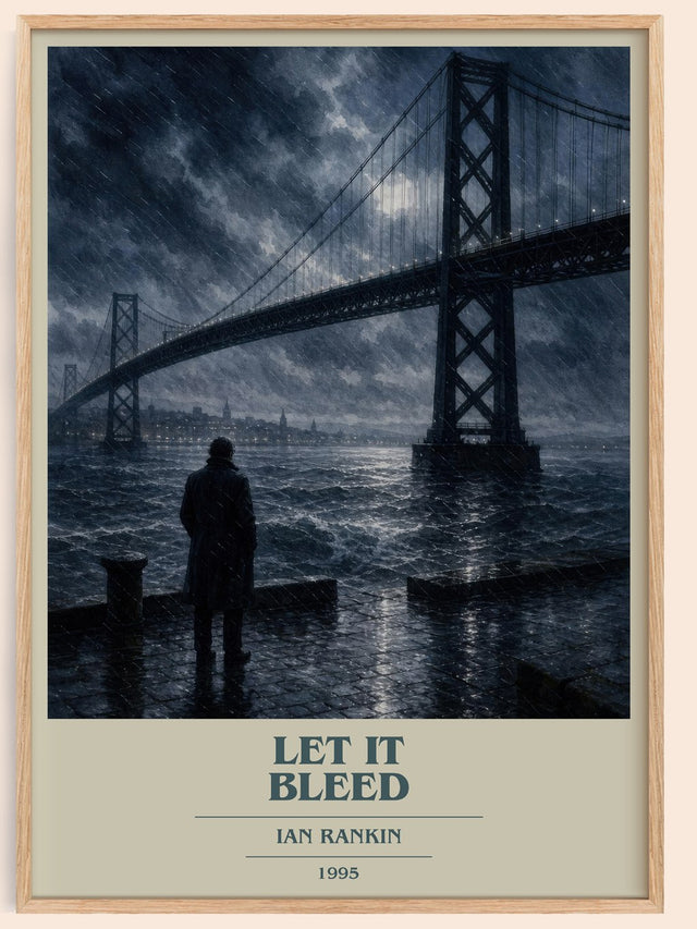 Let It Bleed Book Cover Poster by Ian Rankin