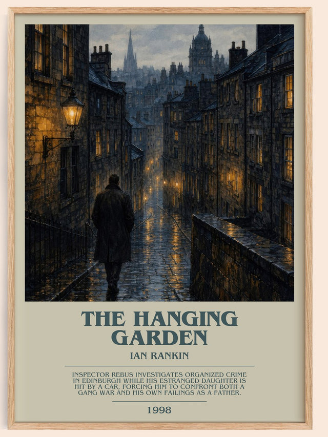 The Hanging Garden Bookish Wall Art by Ian Rankin