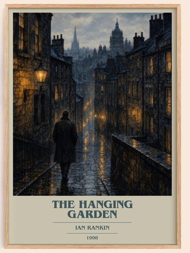 The Hanging Garden Book Cover Poster by Ian Rankin