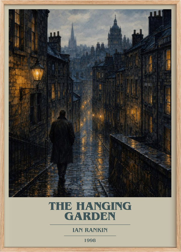 The Hanging Garden Book Cover Poster by Ian Rankin