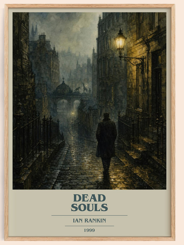 Dead Souls Book Cover Poster by Ian Rankin