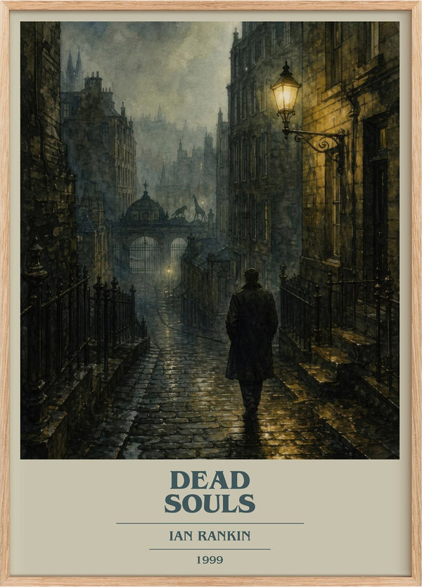 Dead Souls Book Cover Poster by Ian Rankin