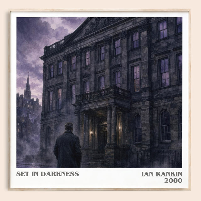 Set in Darkness Literary Art Print by Ian Rankin
